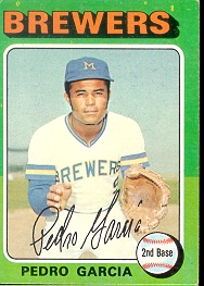1975 Topps Baseball Cards      147     Pedro Garcia
